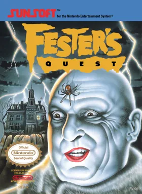 Addams Family, The - Uncle Fester's Quest (USA) (Beta) box cover front